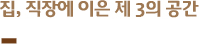 집, 직장에 이은 제 3의 공간