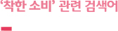 ‘착한 소비’ 연관 검색어
