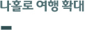 나홀로 여행 확대