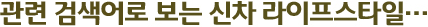 연관 검색어로 보는 신차 라이프스타일…